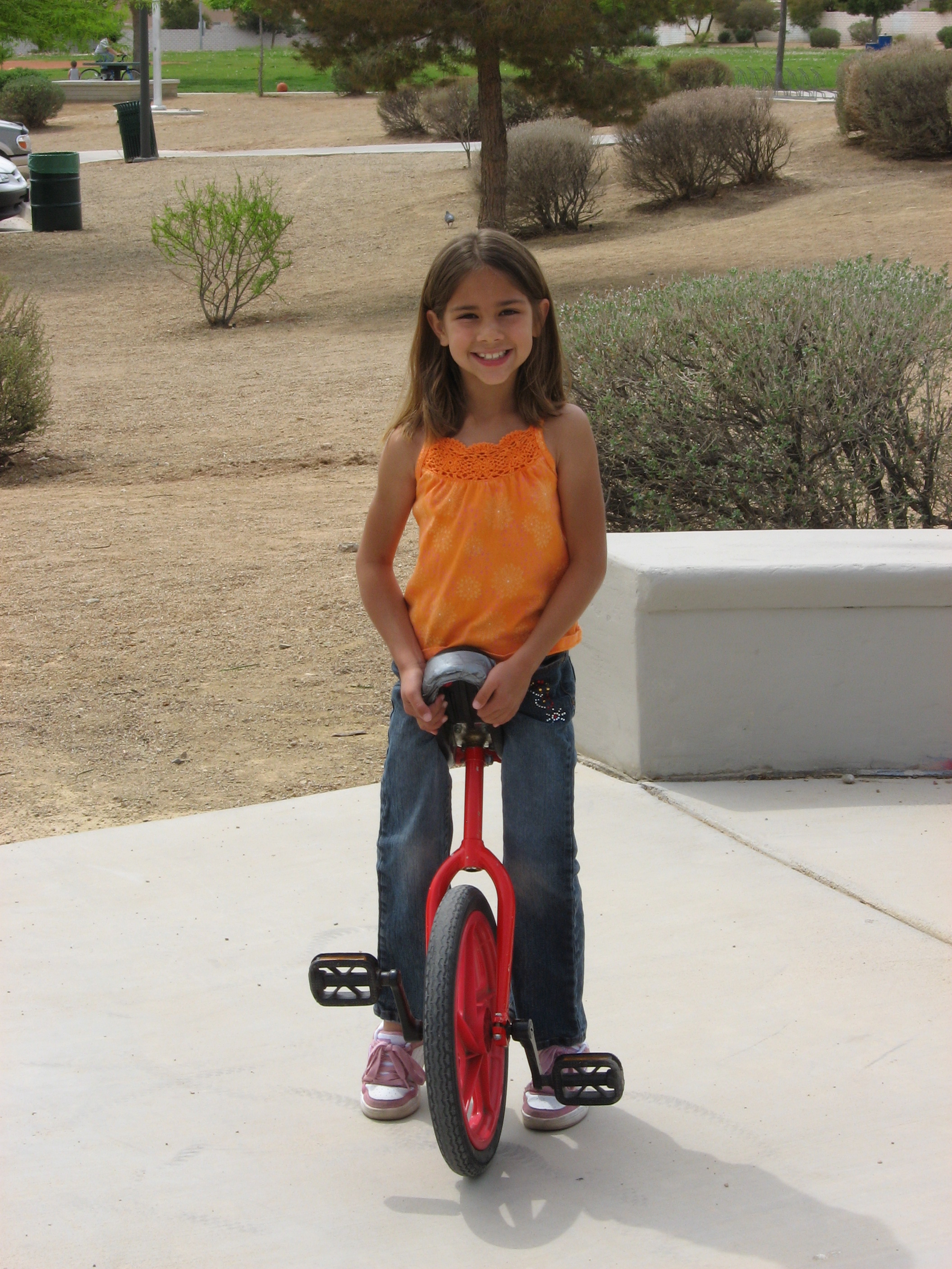 Nicole Navetta at seven years old